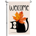 Summer Cat Garden Flag 12x18 Vertical Double Sided Sunflower Spring Farmhouse Holiday Outside Decorations Burlap Yard Flag