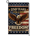 250 Years America Garden Flag 12x18 Vertical Double Sided 1776-2026 USA 250th Anniversary Banner 4th of July Patriotic Freedom Outside Decorations Burlap Yard Flag