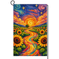 Summer Sunflower Garden Flag 12x18 Vertical Double Sided Colorful Sunshine Spring Farmhouse Holiday Outside Decorations Burlap Yard Flag